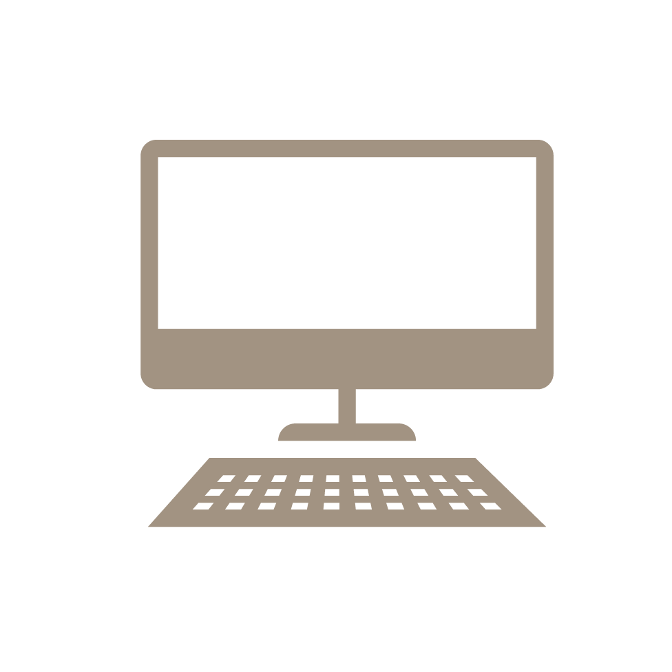 Computer and keyboard