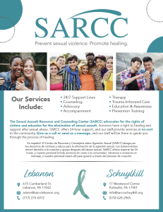 SARCC program ad 2022