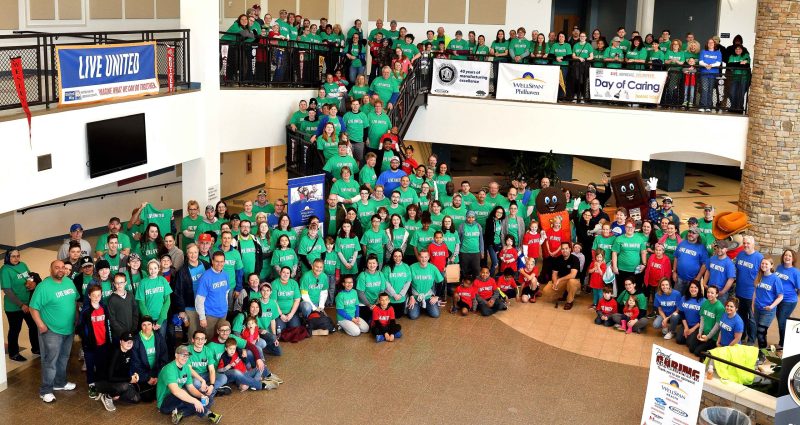group of volunteers