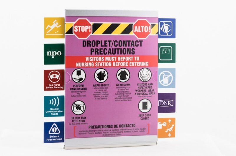 Droplet/Contact Precautions banner